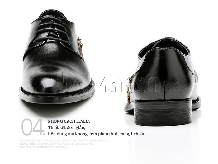 Thiết kế giày nam đơn giản, tiện dụng theo phong cách Italia