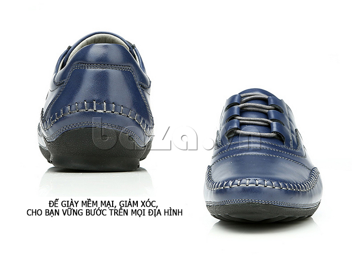Giày da nam Olunpo QABA1409 thiết kế đế giày mềm mại