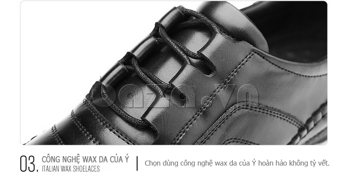 Giày da nam Olunpo QABA1409 chất liệu cao cấp và tinh tế