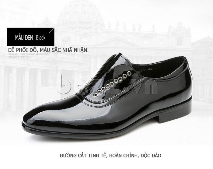 Giày da nam Olunpo QHT1435 dễ phối đồ màu sắc nhã nhặn