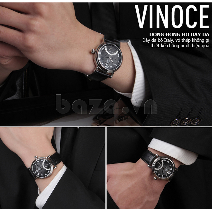 Đồng hồ nam mặt siêu xe Vinoce V633249 thiết kế ấn tượng
