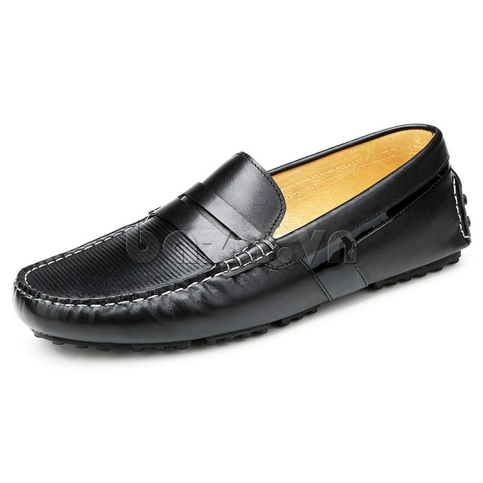 giày nam OlunpoCHY1401 màu đen lịch thiệp dễ phối đồ