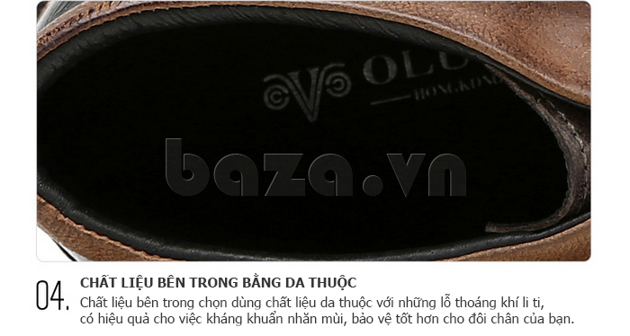 Giày boot nam Martern Olunpo DHT1440 chất liệu da thuộc thoáng mát