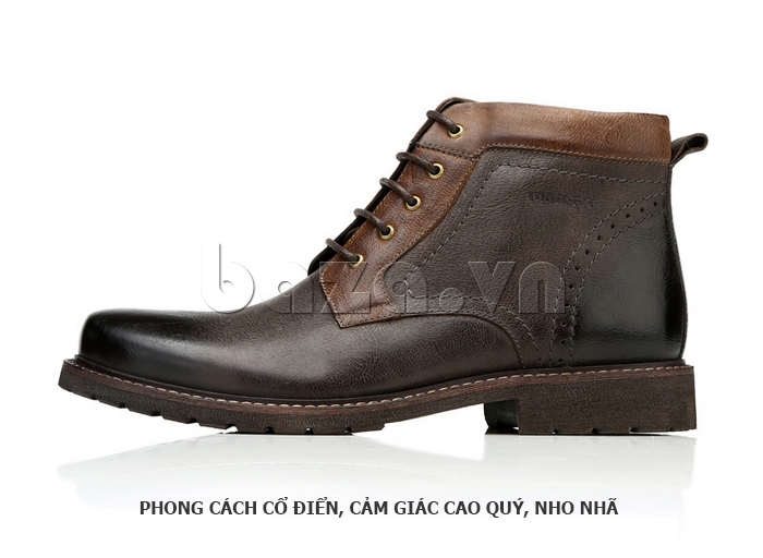 Giày boot nam Martern Olunpo DHT1440 thiết kế theo phong cách cổ điển