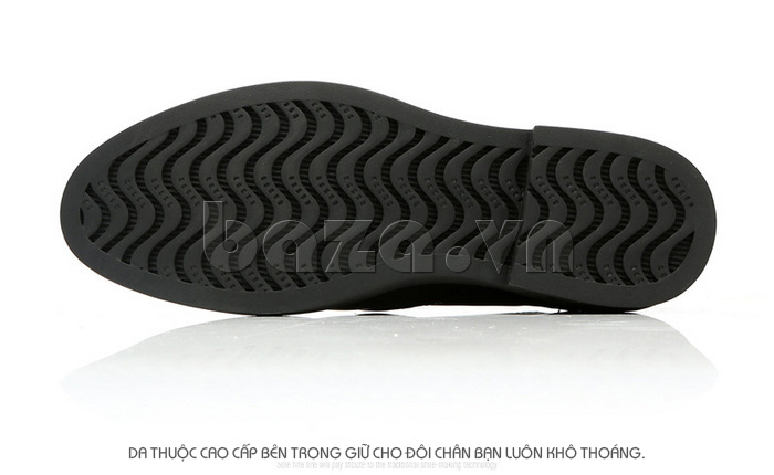 Đế giày tạo rãnh lượn sóng tăng độ chống trơn trượt