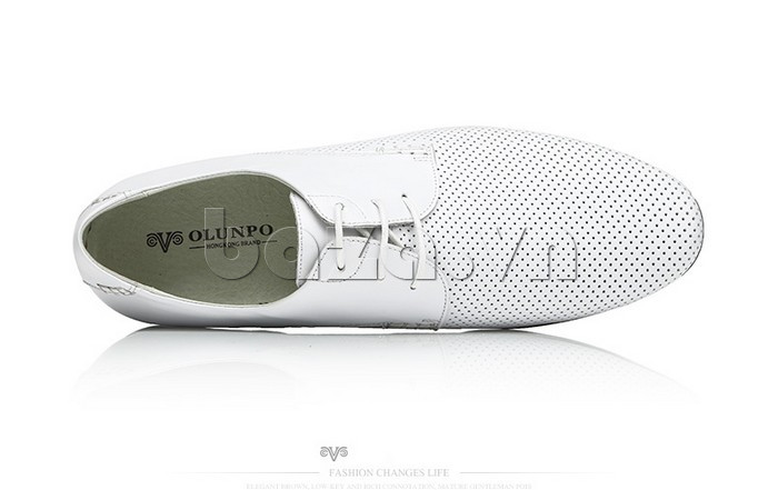 Giày da nam thời trang Olunpo XCY1506 sáng tạo