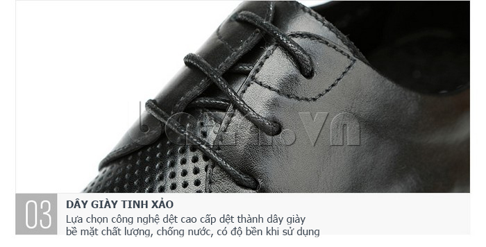 Giày da nam thời trang Olunpo XCY1506 - dây giầy bền chắc