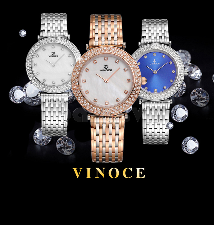 Đồng hồ nữ siêu mỏng Vinoce 6323l độc đáo