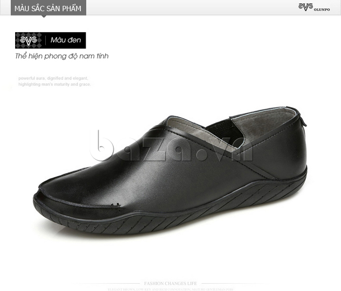 Giày nam Olunpo CYNS1501 đen