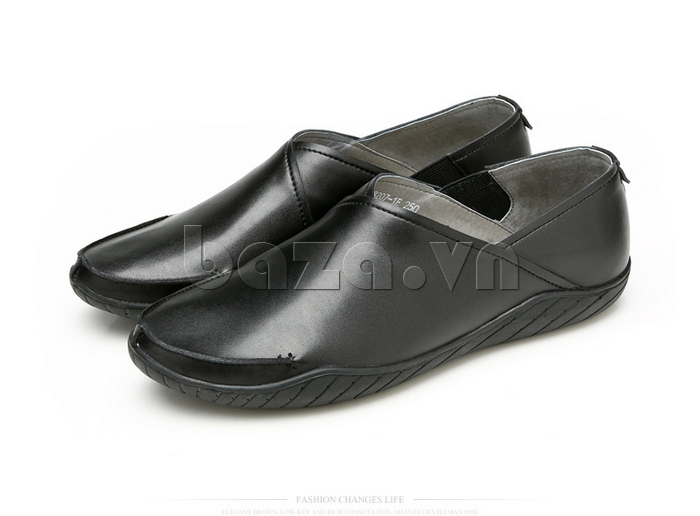 Giày nam Olunpo CYNS1501 đen huyền bí