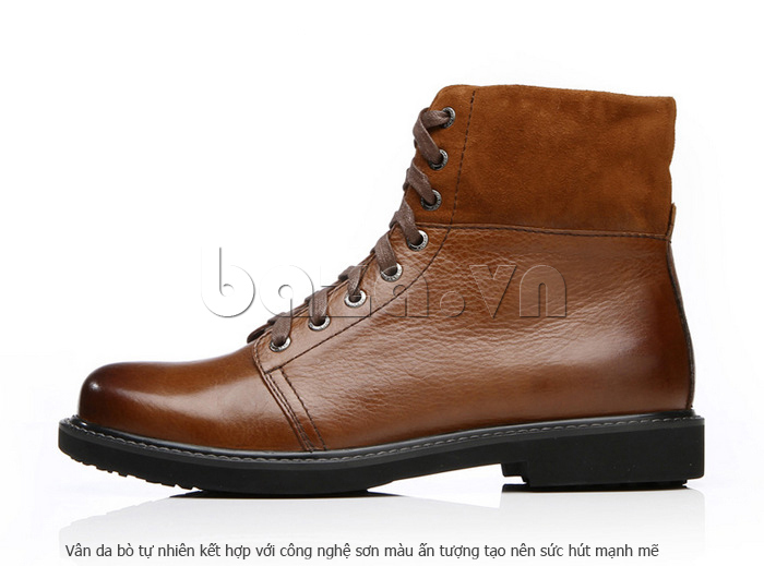 Giày nam cao cổ Olunpo DLY1206 giữ ấm và bảo vệ chân