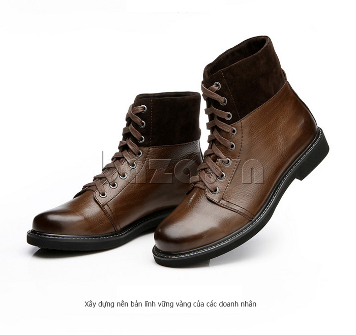 Giày nam cao cổ Olunpo DLY1206 thể hiện bản lĩnh của doanh nhân