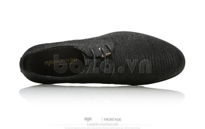 Giày nam Olunpo CHSL1501 đen hoàn mĩ