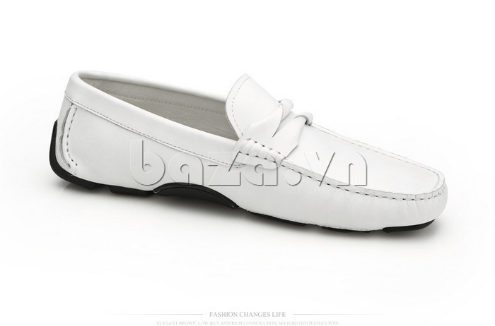 Giày nam Olunpo CHT1501 trắng hiện đại
