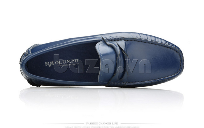 Giày nam Olunpo CHT1501 xanh cao cấp