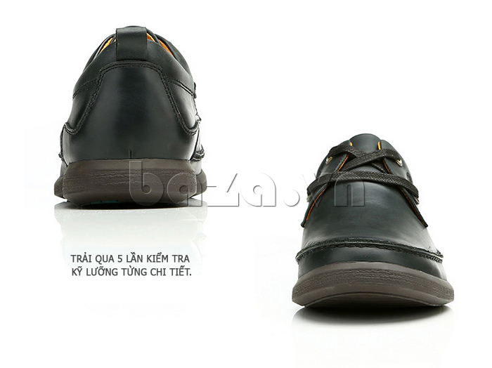 Giày da nam Olunpo QFR1401 được kiểm tra 5 lần trước khi đưa ra thị trường