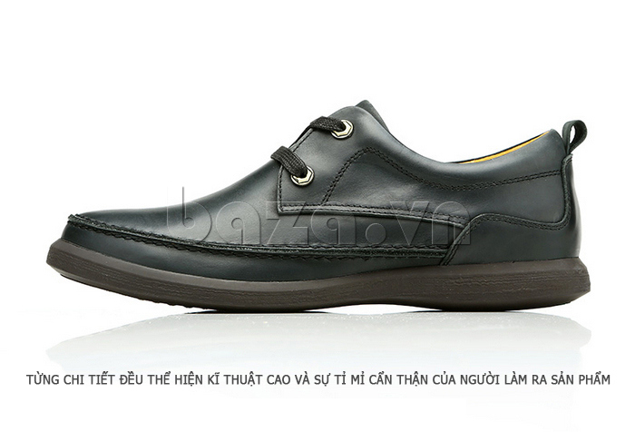 Giày da nam Olunpo QFR1401 chi tiết tỉ mỉ