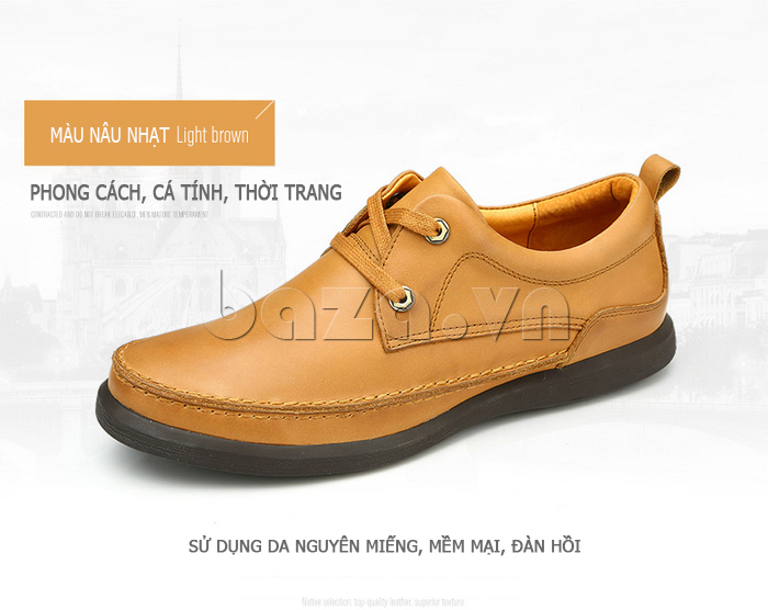 Giày da nam Olunpo QFR1401 phong cách và cá tính