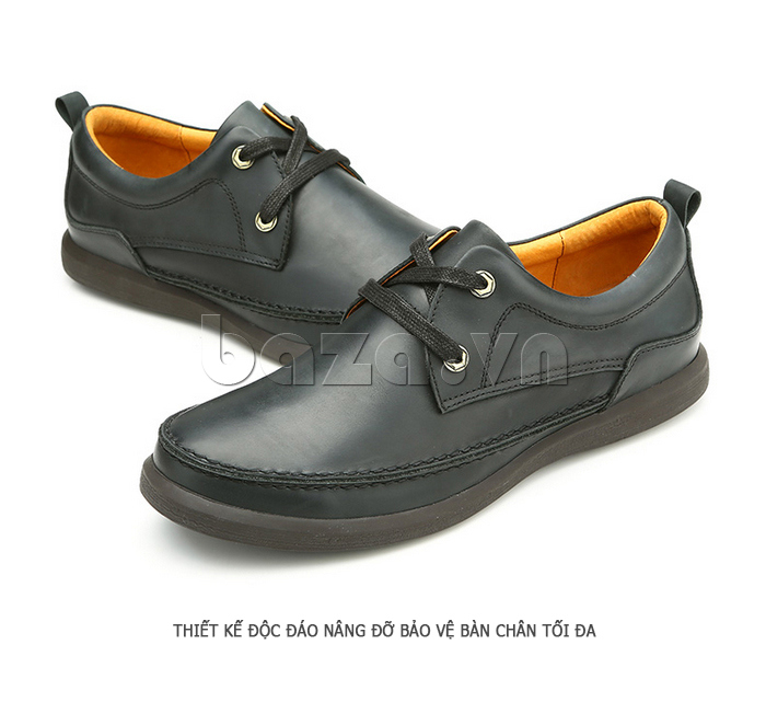 Giày da nam Olunpo QFR1401 thiết kế đường cong tuyệt hảo