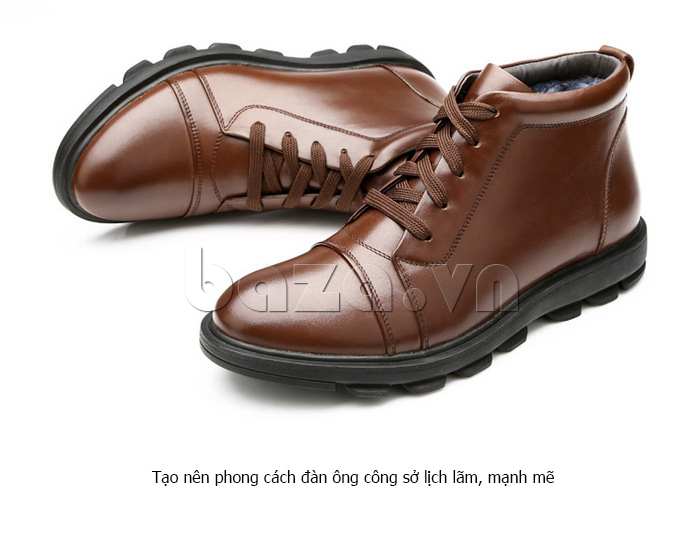 Giày nam cao cổ Olunpo WPH020  lịch lãm cho nam giới