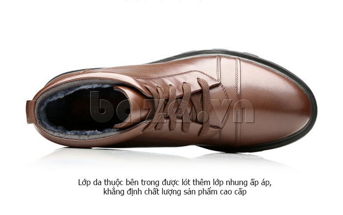 Giày nam cao cổ Olunpo WPH020 cao cấp