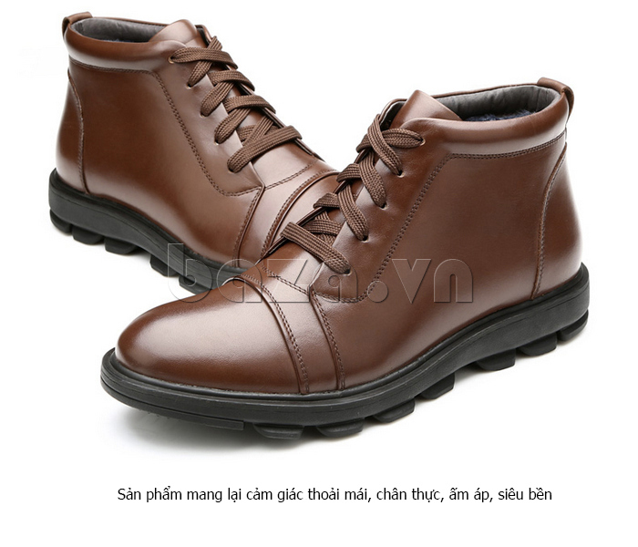 Giày nam cao cổ Olunpo WPH020  giúp bạn thoải mái khi đi