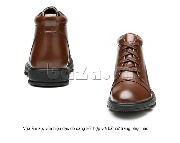 Giày nam cao cổ Olunpo WPH020 dễ phối đồ