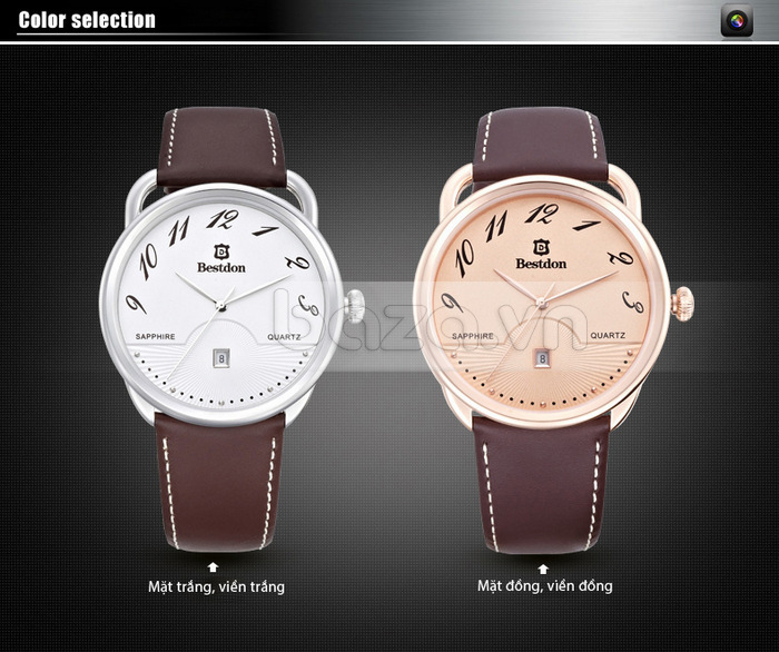 Đồng hồ thời trang BESTDON BD9953G màu sắc đa dạng