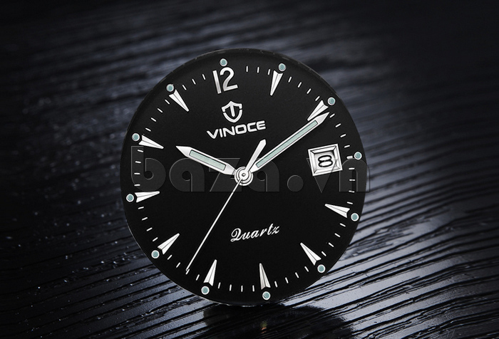 Đồng hồ doanh nhân nam kim dạ quang Vinoce 8381 ấn tượng