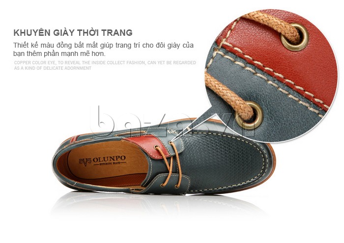 thiết kế khuyên giày giúp nam giới mạnh mẽ hơn với giày OlunpoCXYF1301