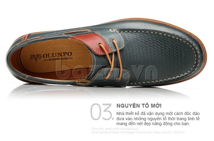 giày OlunpoCXYF1301 được nhà thiết kế vận dụng mọi nguyên tố thời trang tinh tế để đôi giày có vẻ đẹp năng động nhất