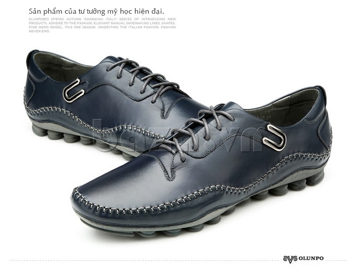 Giày nam Olunpo QABA1303 được coi là sản phẩm của tư tưởng mỹ học hiện đại