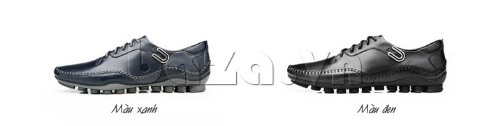 Giày nam Olunpo QABA1303 có hai màu giúp bạn dễ dàng so sánh và lựa chọn theo sở thích