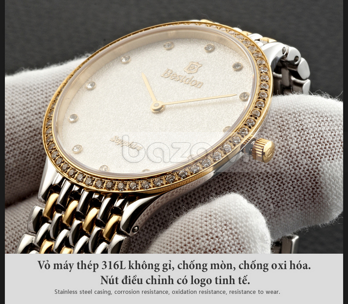 Baza.vn: Đồng hồ Bestdon Slim Style BD9948G 