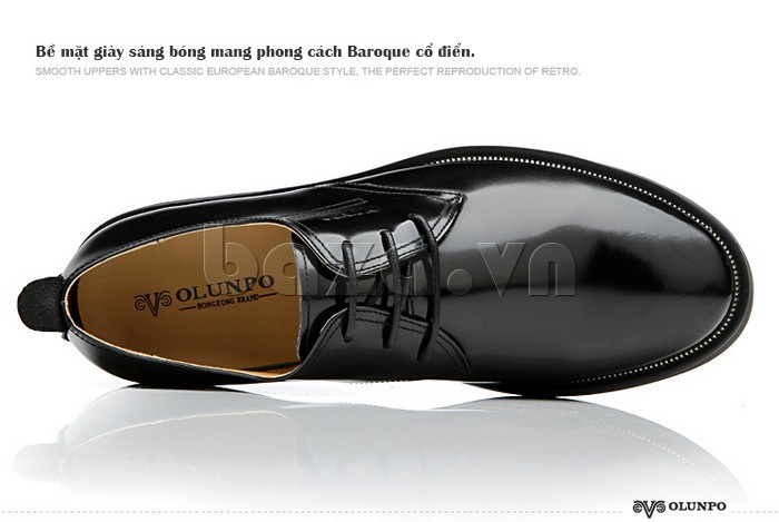 giày nam Olunpo QMD1201 phong cách cổ điển