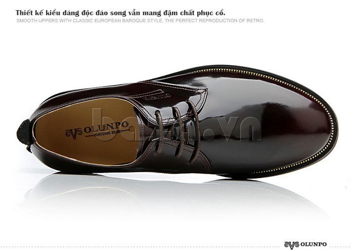 giày nam Olunpo QMD1201 kiểu dáng độc đáo