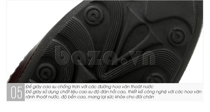 Thiết kế của Giày lười nam da thật đục lỗ Olunpo XHT1502 