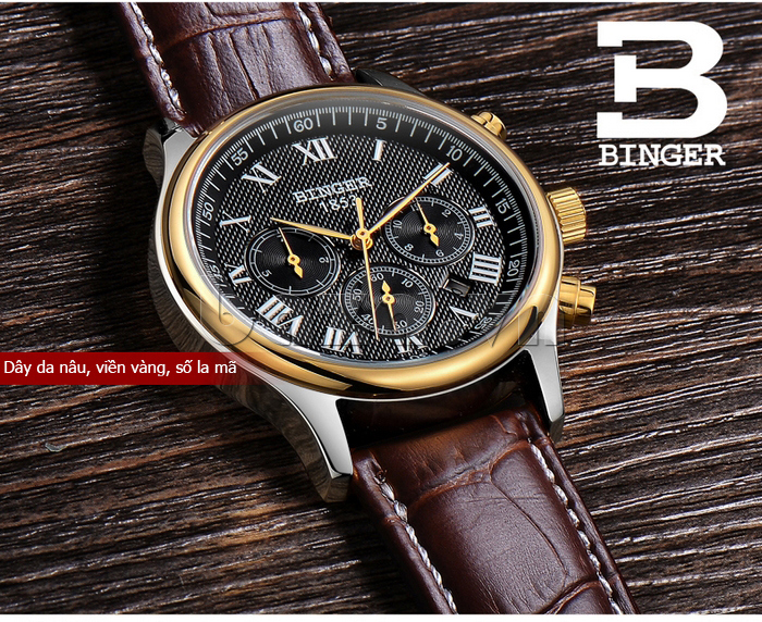 Đồng hồ nam Binger BG002 k