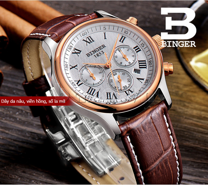 Đồng hồ nam Binger BG002 q