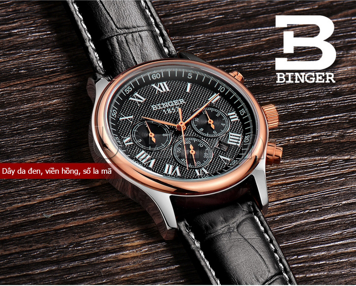 Đồng hồ nam Binger BG002 - baza