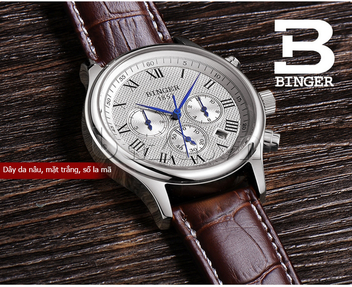 Đồng hồ nam Binger BG002 ba mặt