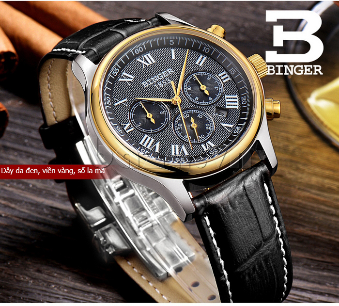  Đồng hồ nam Binger BG002 n