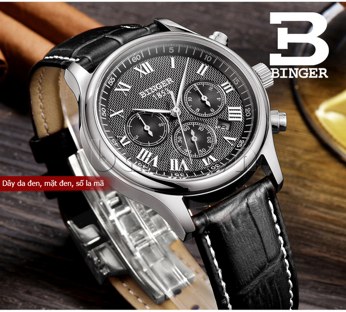Đồng hồ nam Binger BG002 đa chức năng