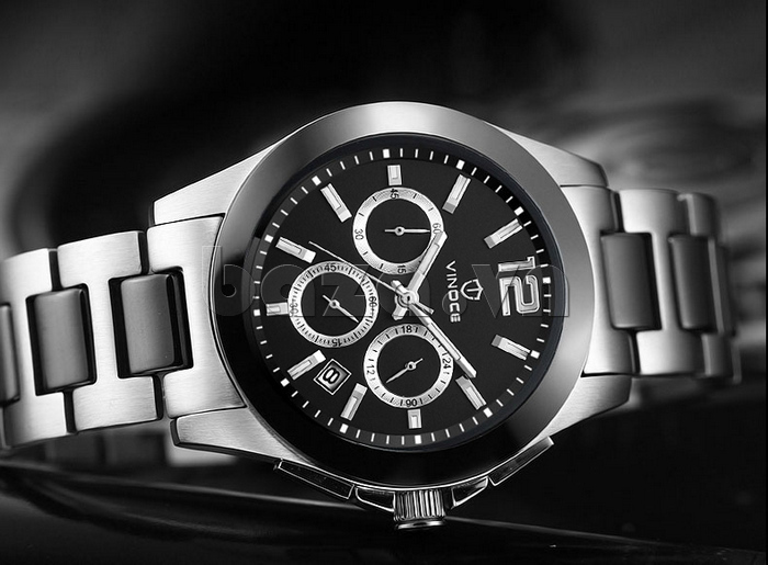 Đồng hồ nam Vinoce V633237 dây Ceramic thiết kế hoàn hảo