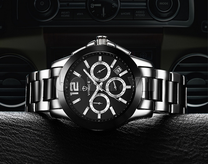 Đồng hồ nam Vinoce V633237 dây Ceramic ấn tượng