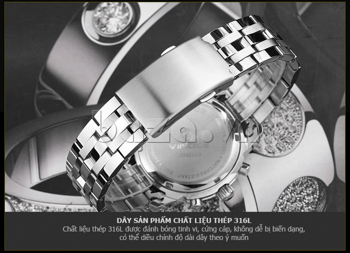 Đồng hồ nam Vinoce V633222G thiết kế bền đẹp