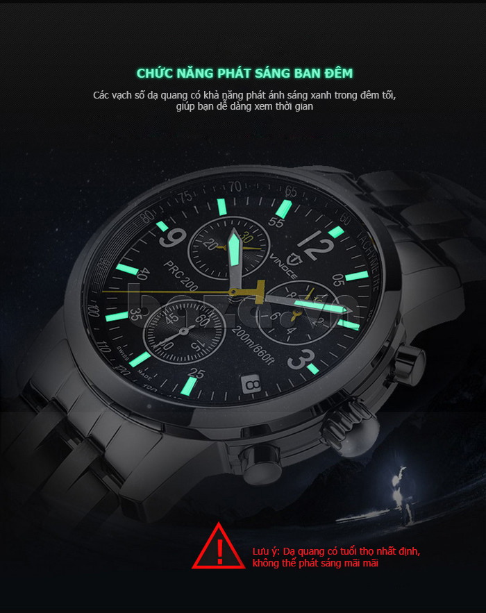 Đồng hồ nam Vinoce V633222G tinh xảo
