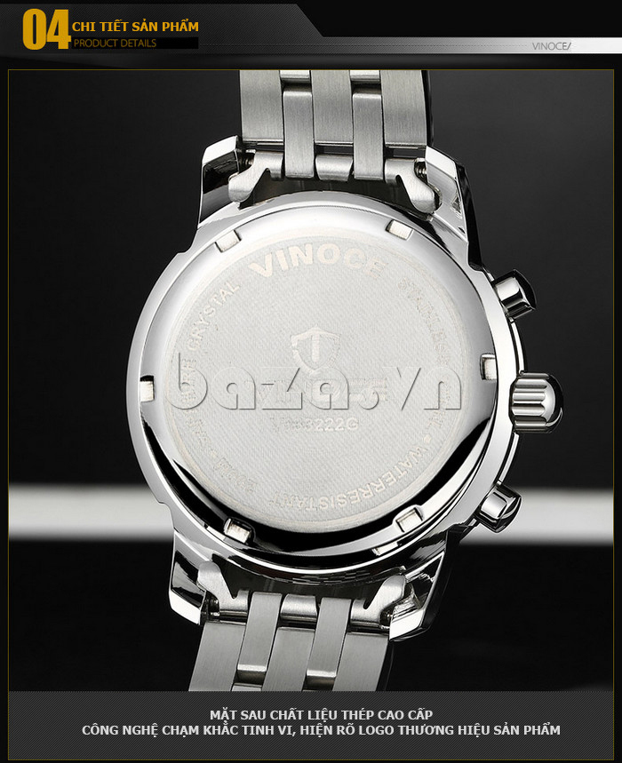 Đồng hồ nam Vinoce V633222G thiết kế chính hãng
