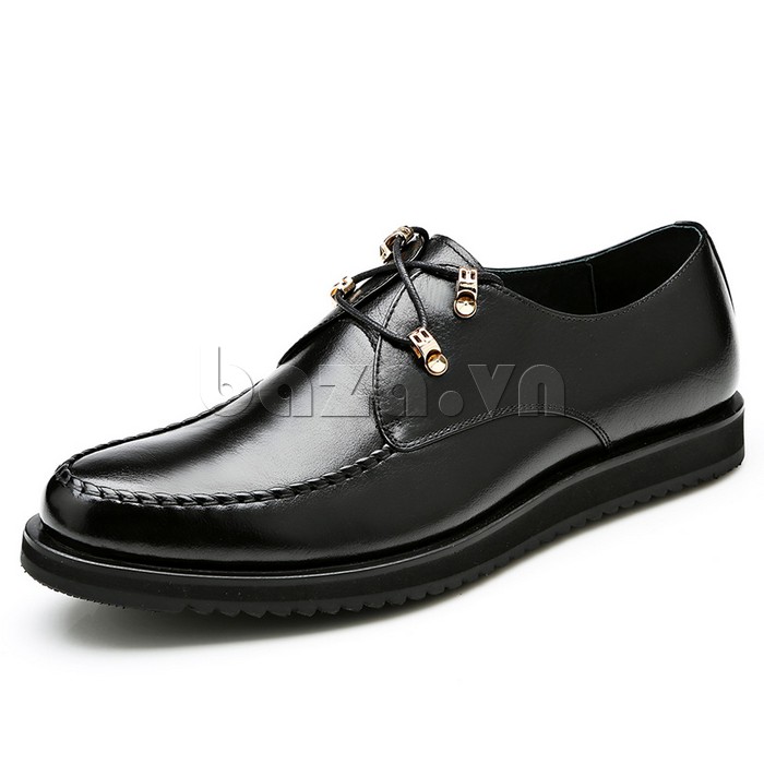 giày nam Olunpo QLXS1303 thiết kế vân bằng đường may khéo léo tỉ mỉ giúp nam giới mạnh mẽ hơn