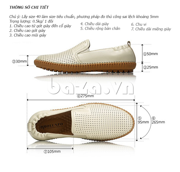 Giày nam Olunpo XFY1501 chất liệu cao cấp